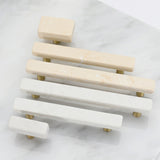 European Marble Cabinet and Drawer Handles