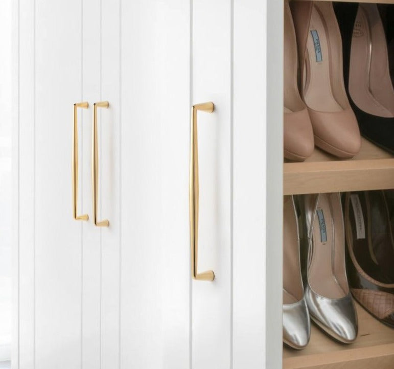 Polished Gold Cabinet and Drawer Handles