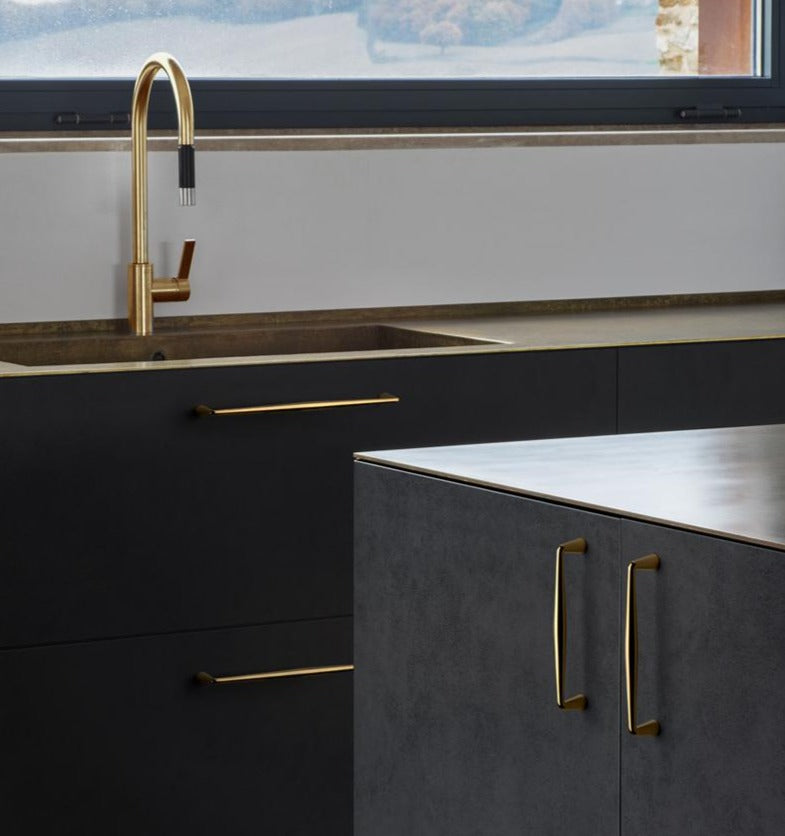 Polished Gold Cabinet and Drawer Handles