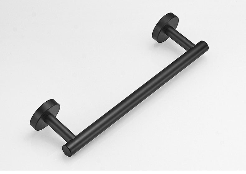 Matte Black Bathroom Hardware Set