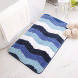 Classic Microfiber Zigzag Bath Mat