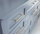 Modern Black & Gold Cabinet and Drawer Handles