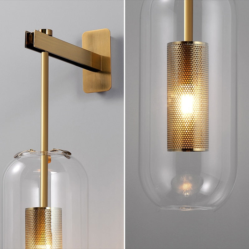 Otis - Modern Glass Wall Lamp