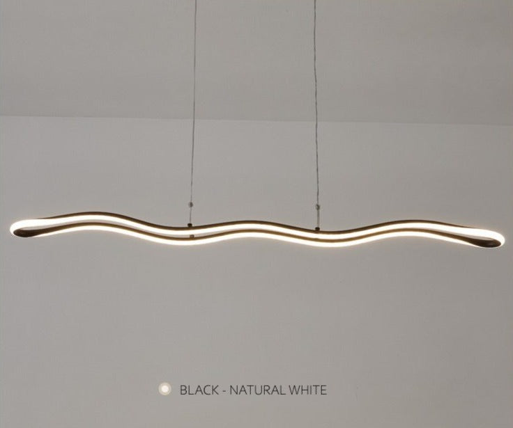 Modern LED Wave Chandelier