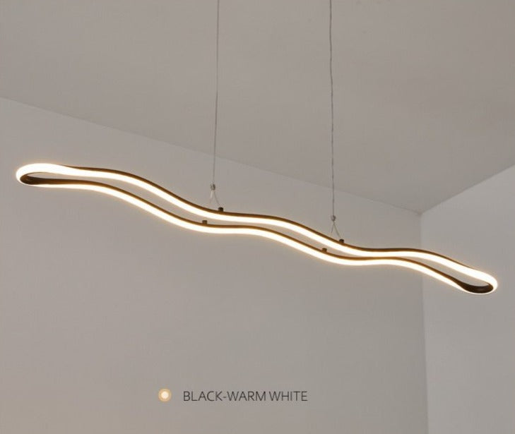 Modern LED Wave Chandelier