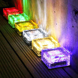 Outdoor Solar Ice Cube LED Lights