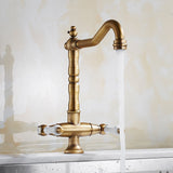 Vintage Brass Two-Handle Faucet