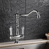 Vintage Brass Two-Handle Faucet