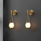 Nordic Glass Globe Wall Light