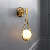 Nordic Glass Globe Wall Light