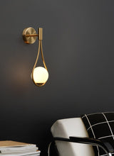 Nordic Glass Globe Wall Light