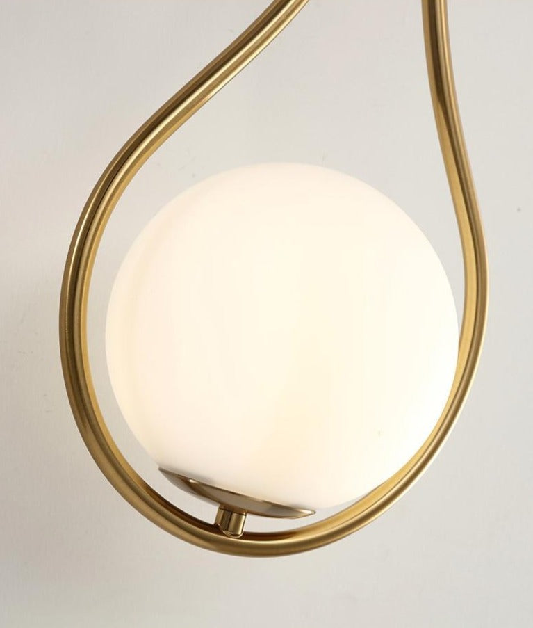 Nordic Glass Globe Wall Light