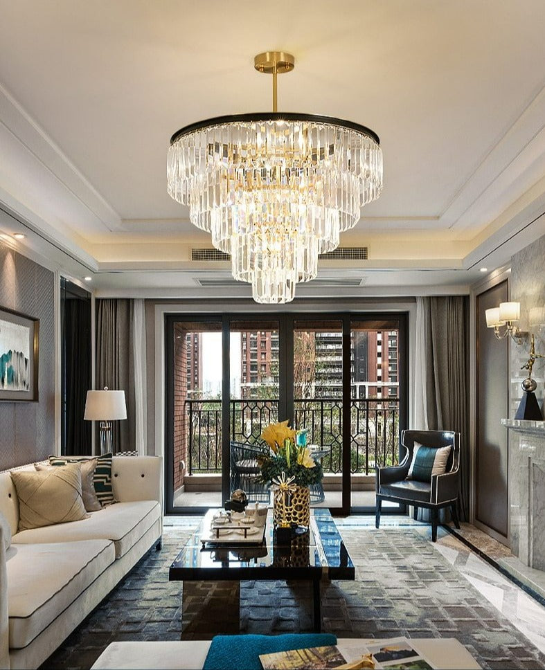 Raquel - Modern Glass Crystal Chandelier