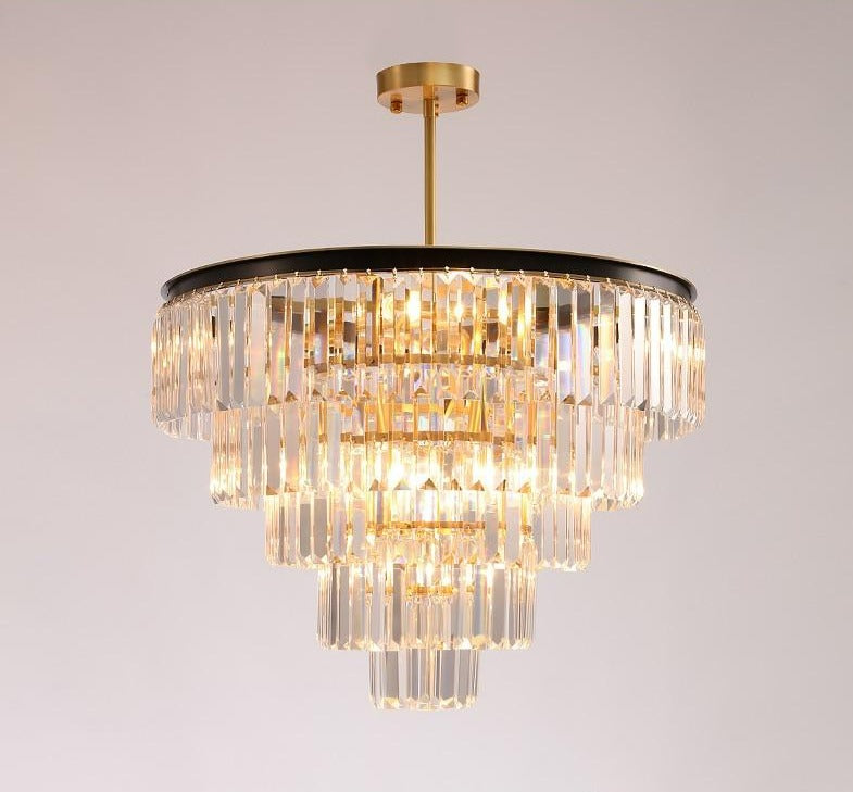 Raquel - Modern Glass Crystal Chandelier