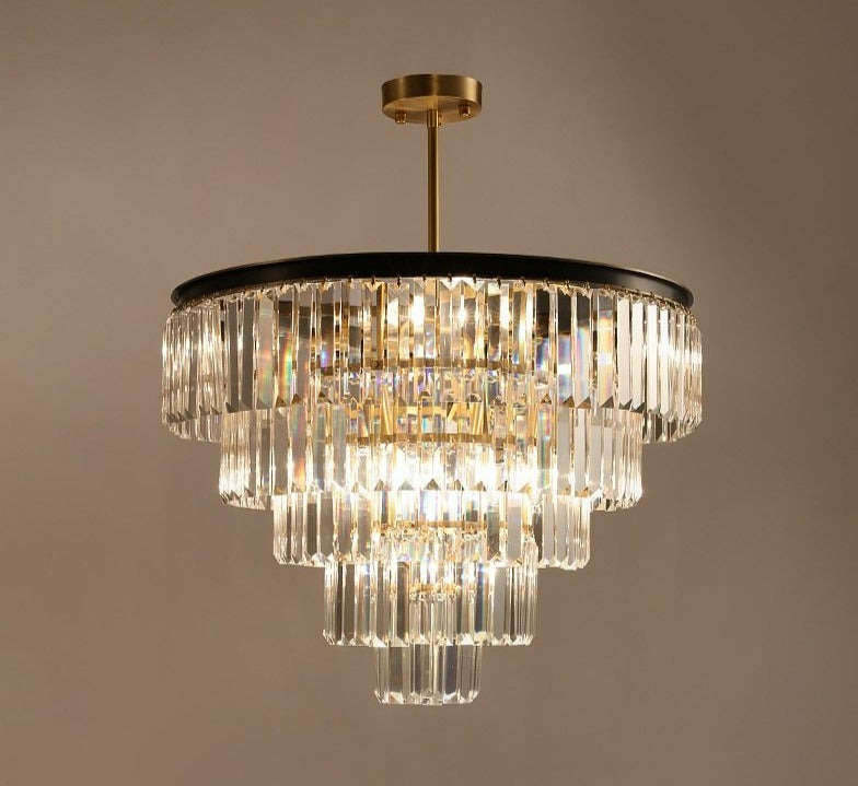 Raquel - Modern Glass Crystal Chandelier