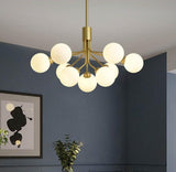 Cora - Modern Glass Globe Chandelier