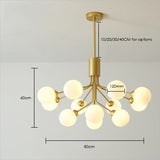 Cora - Modern Glass Globe Chandelier