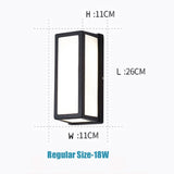 Modern Outdoor LED Wall Light