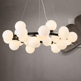 Elena - Modern Glass Globe Chandelier