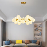 Elena - Modern Glass Globe Chandelier