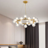 Elena - Modern Glass Globe Chandelier