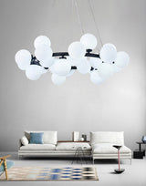 Elena - Modern Glass Globe Chandelier