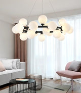 Elena - Modern Glass Globe Chandelier