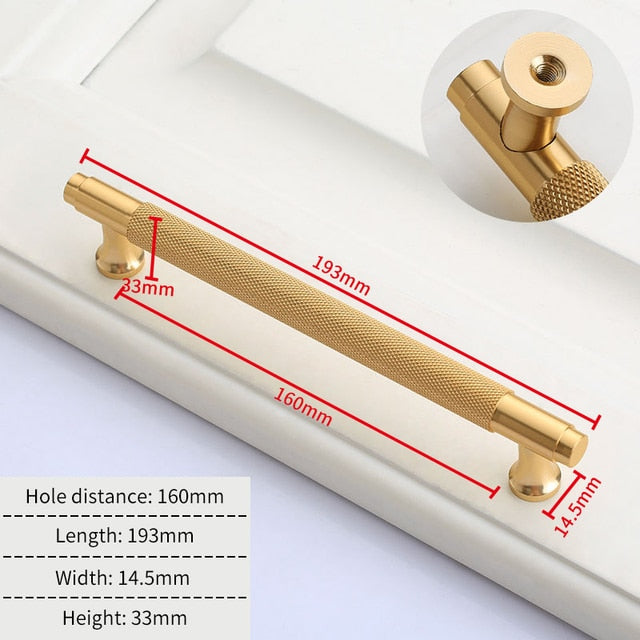 Modern Textured Cabinet and Drawer Handles