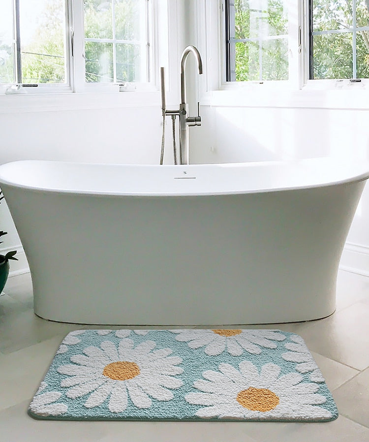 Floral Bath Mat