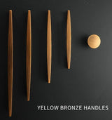 Modern Bronze Cabinet and Drawer Handles