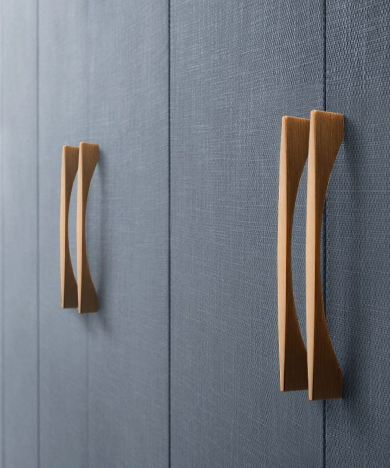 Modern Bronze Cabinet and Drawer Handles