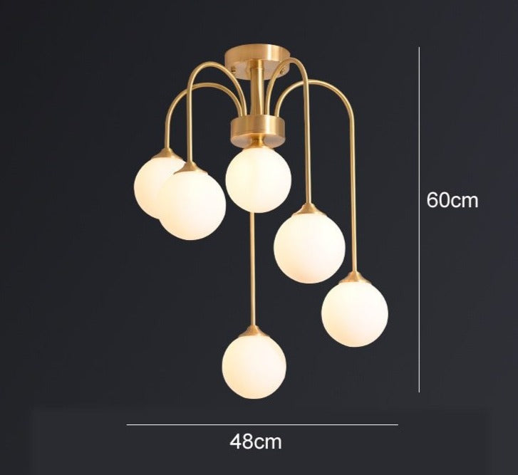 Henley - Modern Glass Globe Chandelier