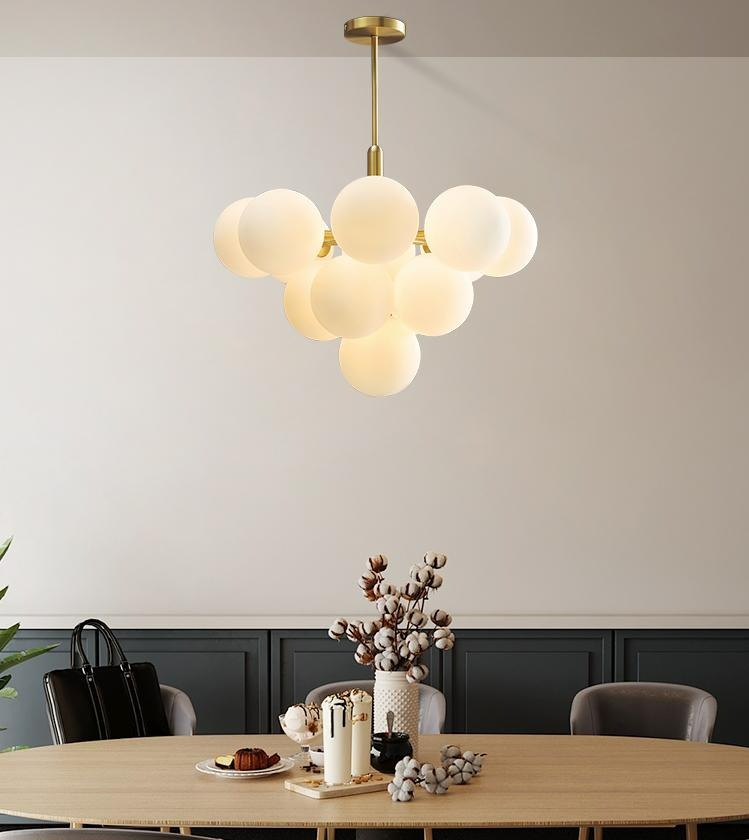 Hale - Frosted Glass Globe Chandelier