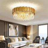 Faulkner - Modern Glass Crystal Chandelier