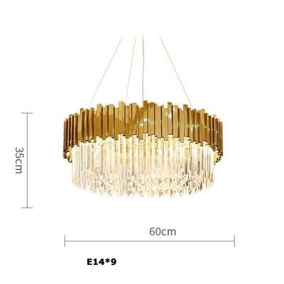 Faulkner - Modern Glass Crystal Chandelier