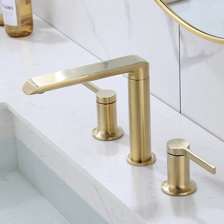 Modern Double Handle Bathroom Faucet