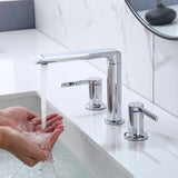 Modern Double Handle Bathroom Faucet