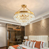 Modern Glass Crystal Droplet Chandelier