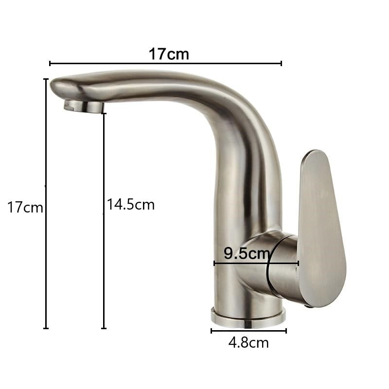 Classic Curved Bathroom Faucet