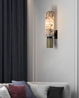 White Marble Wall Light