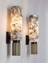 White Marble Wall Light