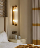 Modern Glass Column Wall Sconce