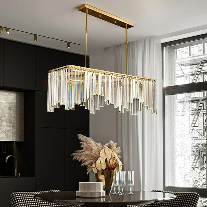 Priscilla - Modern Glass Crystal Chandelier