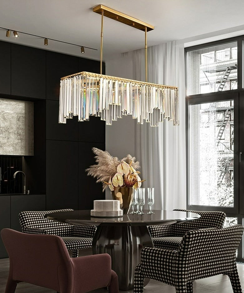 Priscilla - Modern Glass Crystal Chandelier