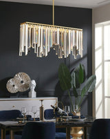 Priscilla - Modern Glass Crystal Chandelier