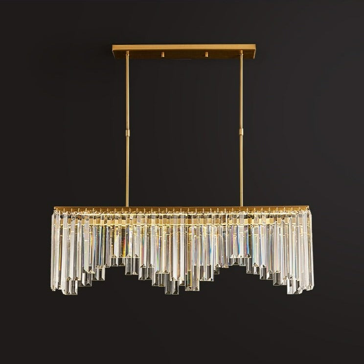 Priscilla - Modern Glass Crystal Chandelier