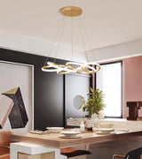 Modern LED Ribbon Chandelier