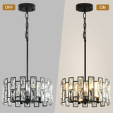 Deacon - Modern Glass Crystal Chandelier