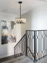 Deacon - Modern Glass Crystal Chandelier