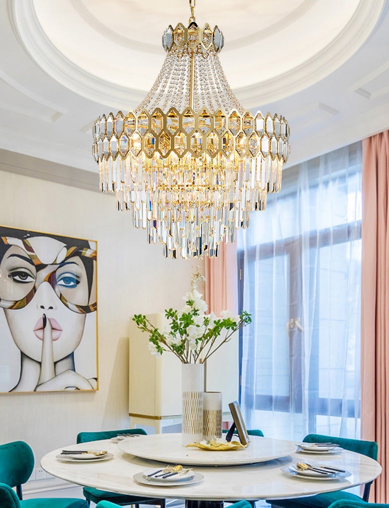 Caspian - Luxury Glass Crystal Chandelier